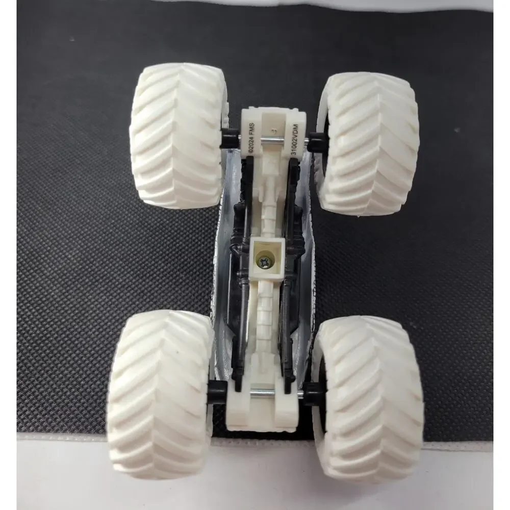 Monster Jam Dragon Loose Truck HTF 1/64 Diecast White Black Wheels Contrast